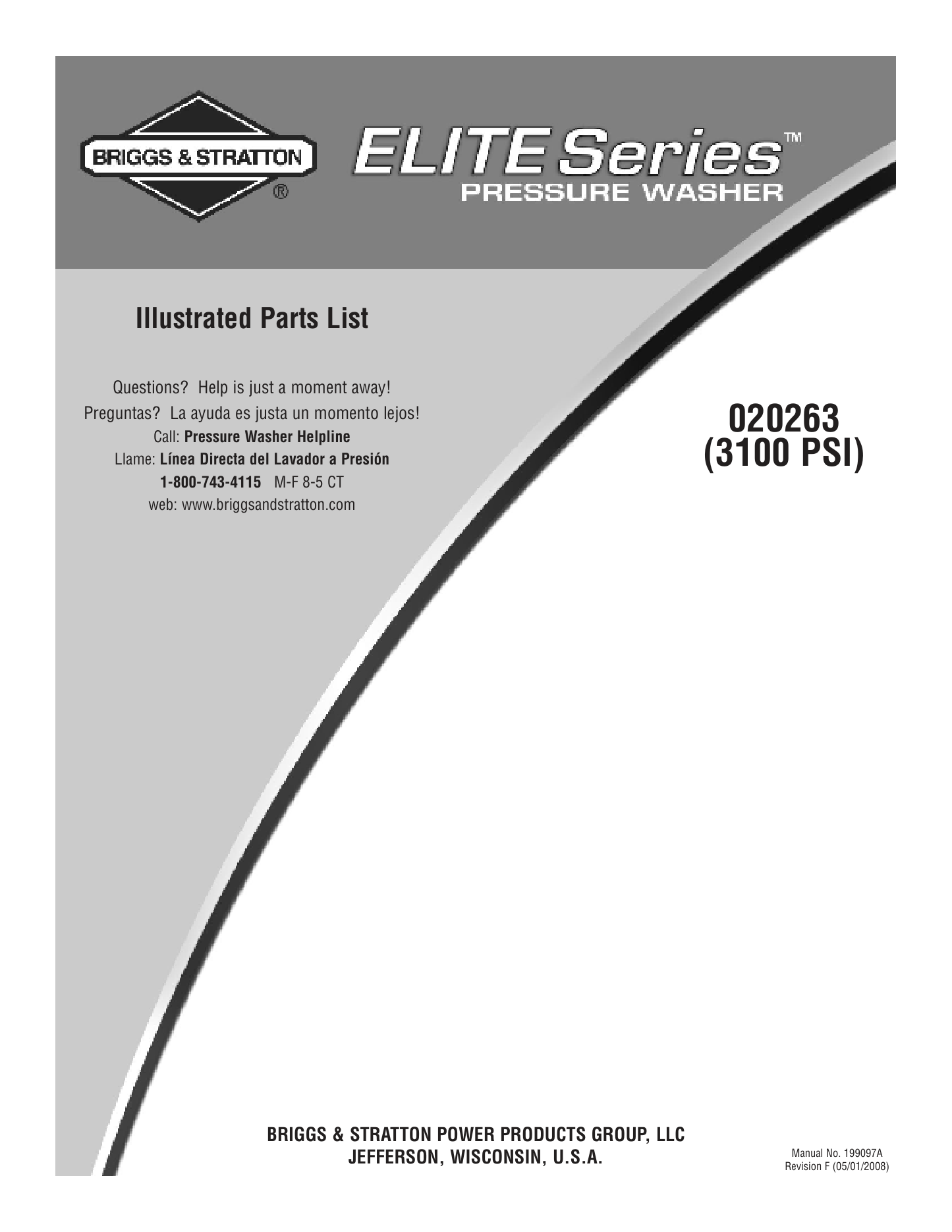 Briggs & Stratton 020263 Parts Diagram & Replacement Parts (Exploded View) parts breakdown